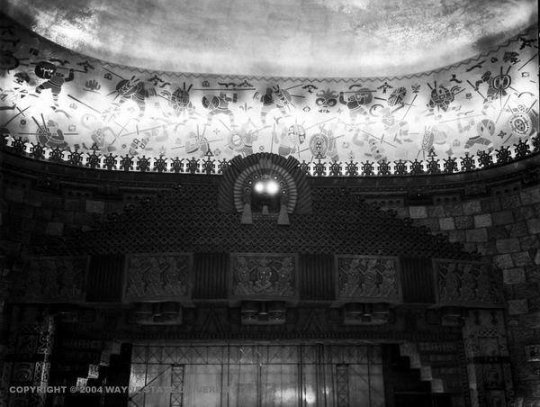 Fisher Theatre - Myan Decor From Wayne State University Library (newer photo)